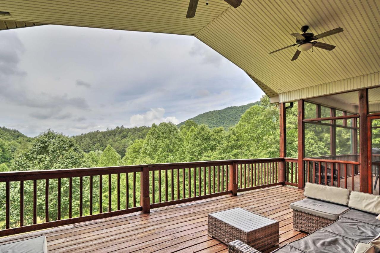 Expansive Home On 16 Acres With Smoky Mountain Views Murphy Eksteriør billede