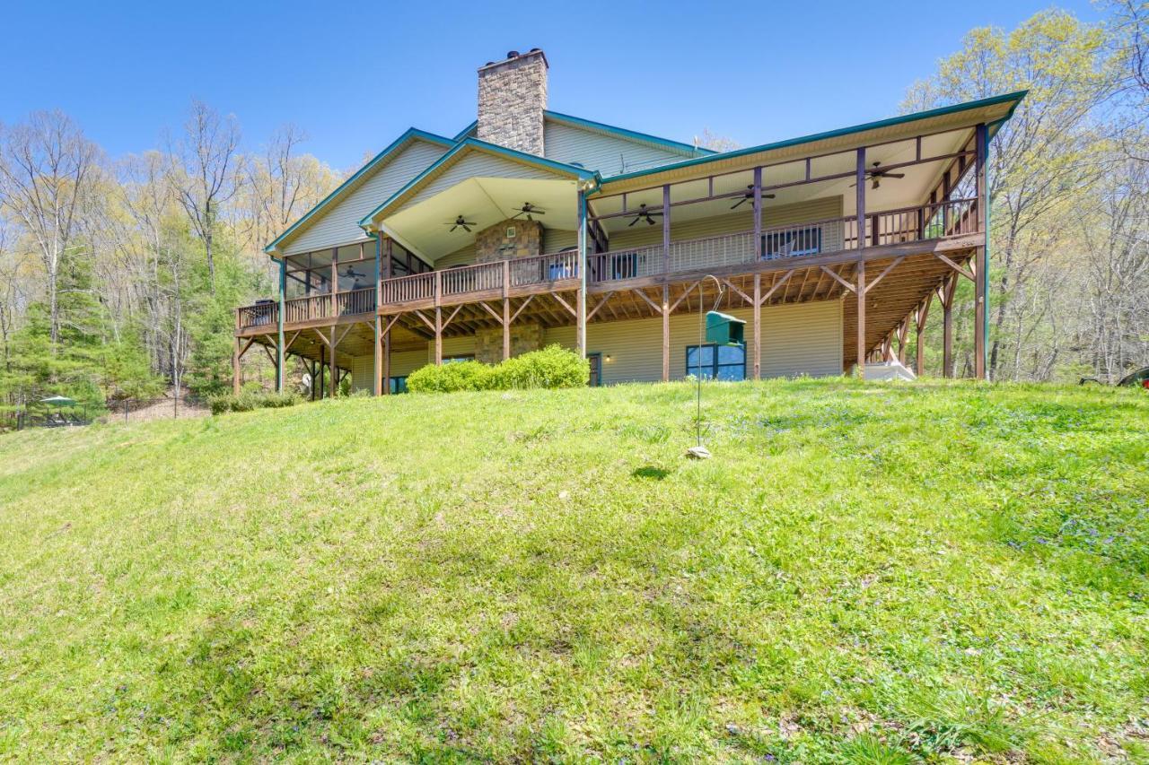 Expansive Home On 16 Acres With Smoky Mountain Views Murphy Eksteriør billede